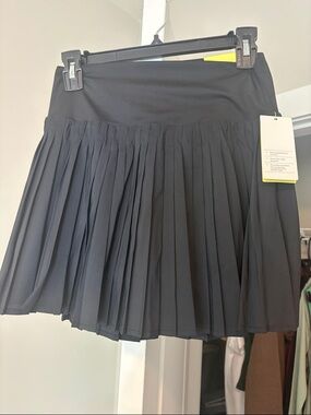 all in motion Black Pleated Skater Skirt